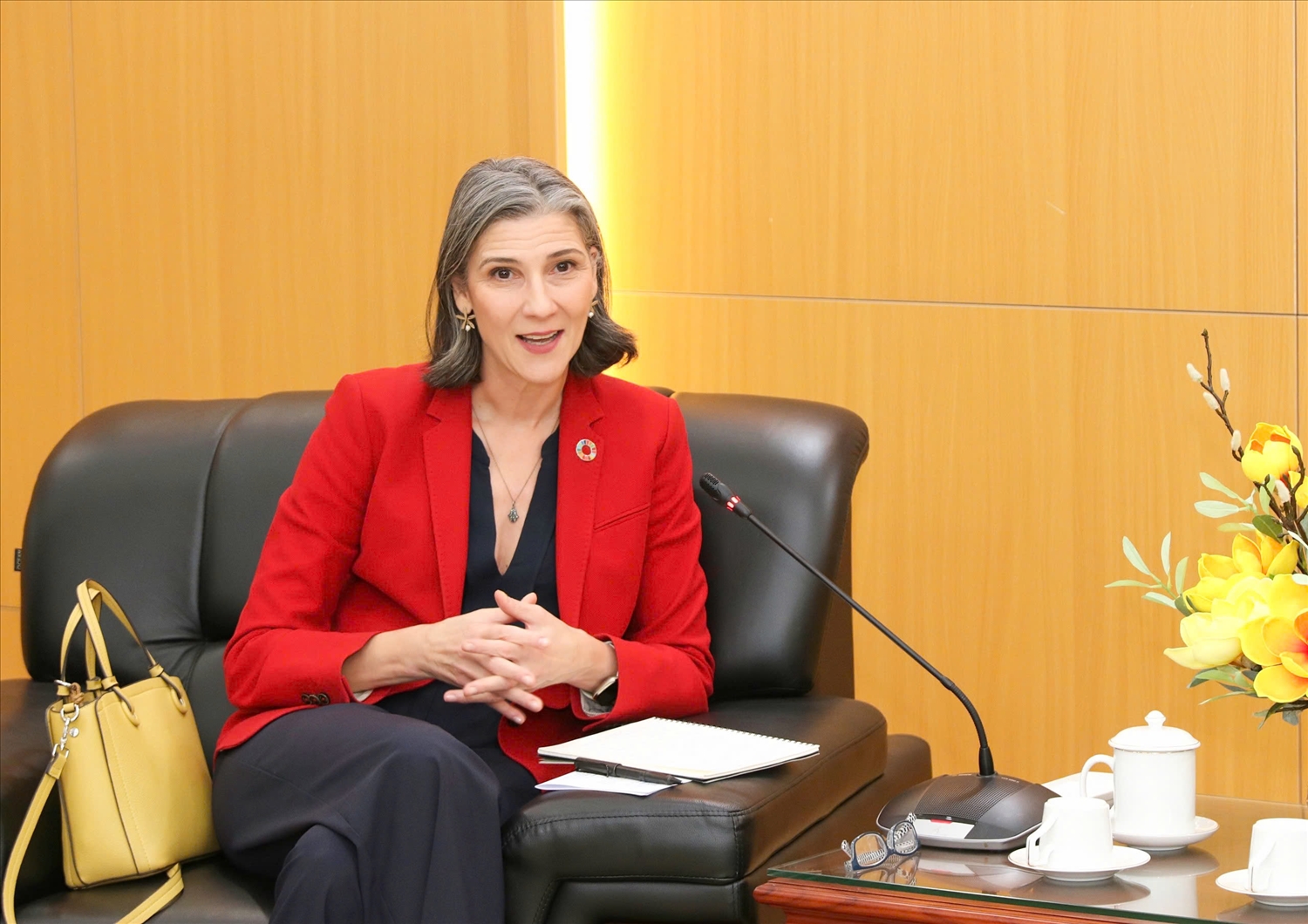 Bà Ramla Khalidi, Trưởng Đại diện Thường trú của UNDP tại Việt Nam (Ảnh. Tuấn Ninh)