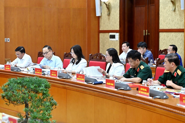 Các đại biểu tham dự buổi làm việc. (Ảnh: Đăng Khoa) 