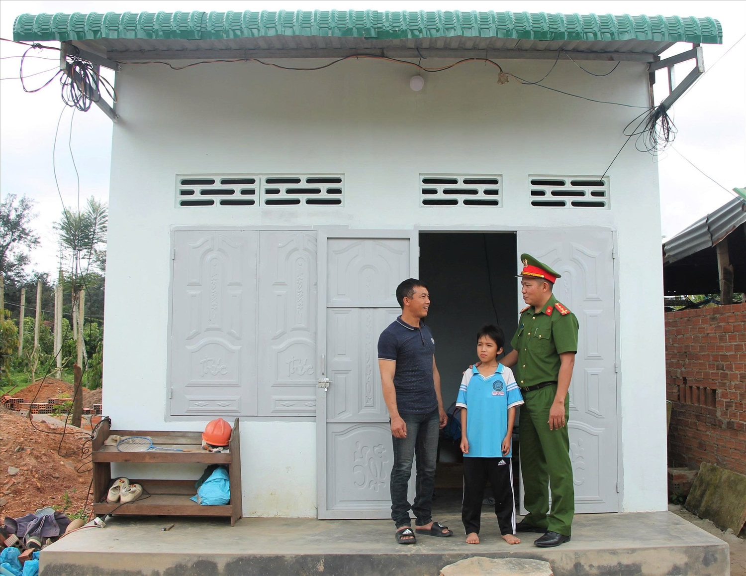 Tỉnh Đắk Lắk đã hoàn thành chương trình xóa nhà tạm, nhà dột nát đảm bảo tiến độ (ảnh: Lê Hường)