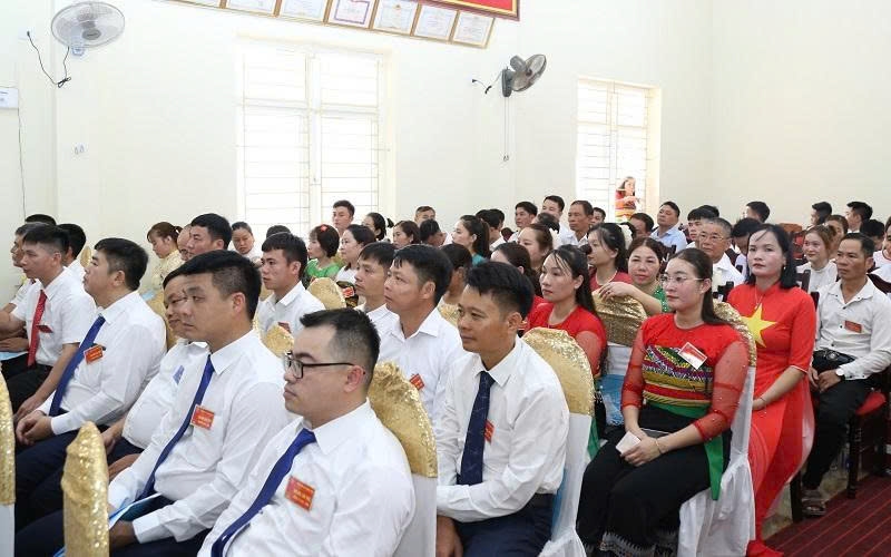 Đại biểu tham dự Đại hội .(ảnh Quỳnh Trâm)