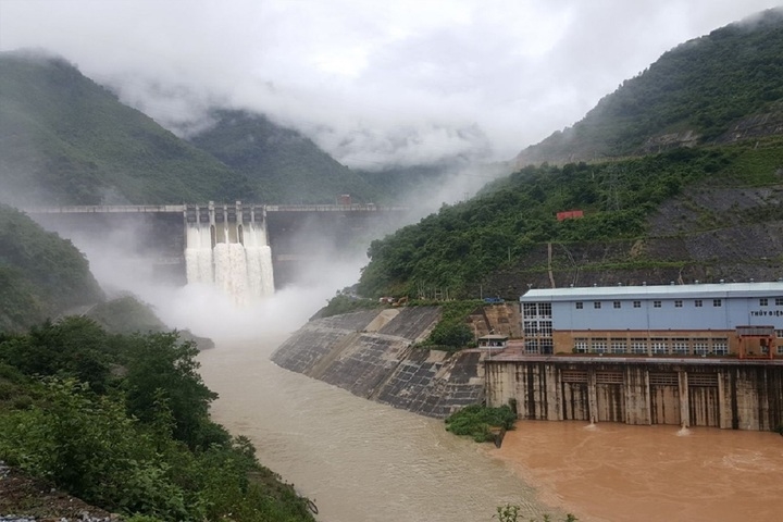 Thủy diện Bản Vẽ là công trình thủy điện lớn nhất khu vực Bắc Trung Bộ (Ảnh: CTV)