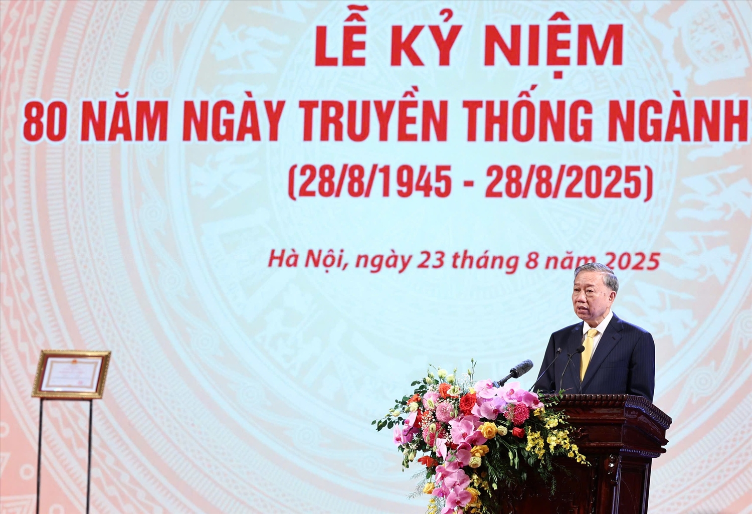 Tổng Bí thư Tô Lâm phát biểu tại Lễ kỷ niệm