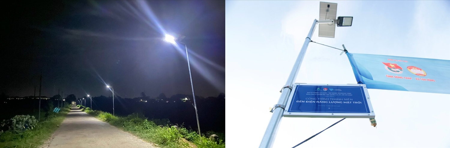 Thành quả của chiến dịch “Ánh sáng xanh” thực sự ấn tượng với 33.600 mét đường giao thông nông thôn được thắp sáng từ Bắc vào Nam