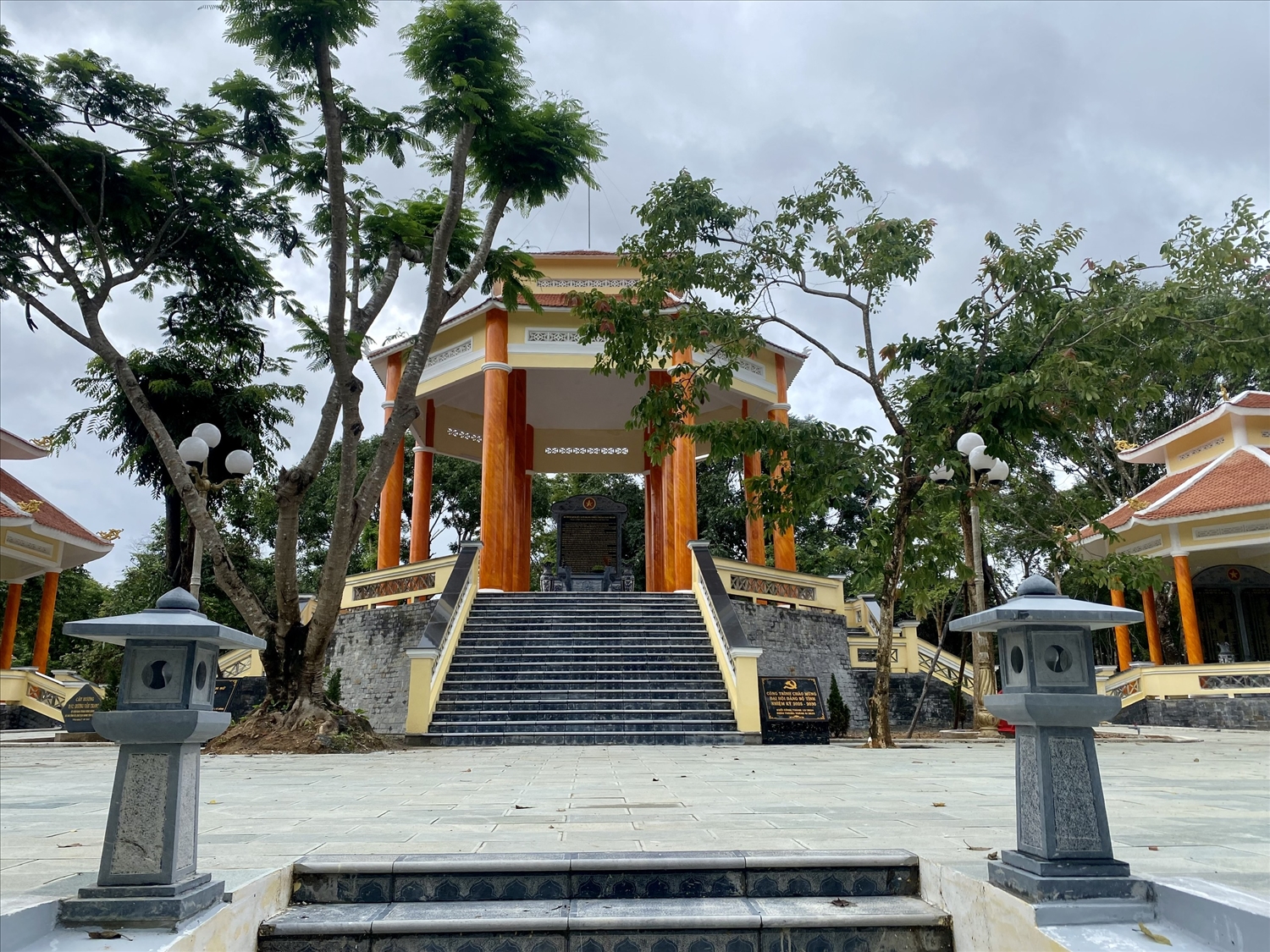 Di tích lịch sử cách mạng Chiến thắng Kon Braih được đầu tư xây dựng khang trang và trở thành nơi giáo dục truyền thống cách mạng cho thể hệ trẻ hôm nay. (Ảnh: Ngọc Chí)