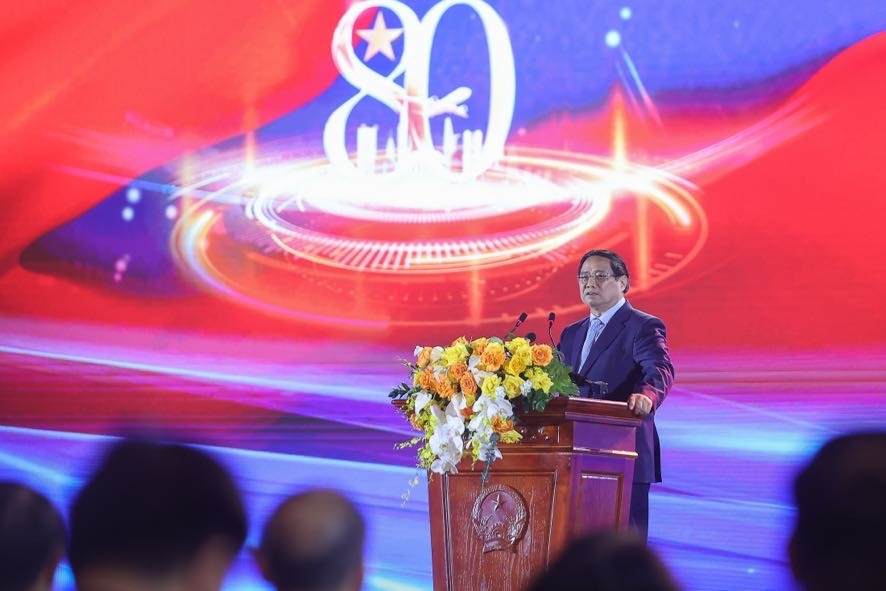 Thủ tướng Chính phủ Phạm Minh Chính phát biểu chỉ đạo tại Lễ khai mạc Triển Lãm
