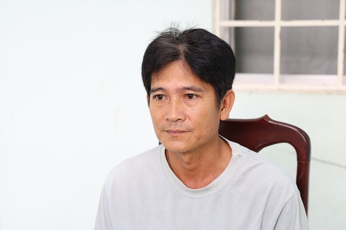 Đối tượng Lê Hoàng Ân. (Ảnh: Tiến Tầm)