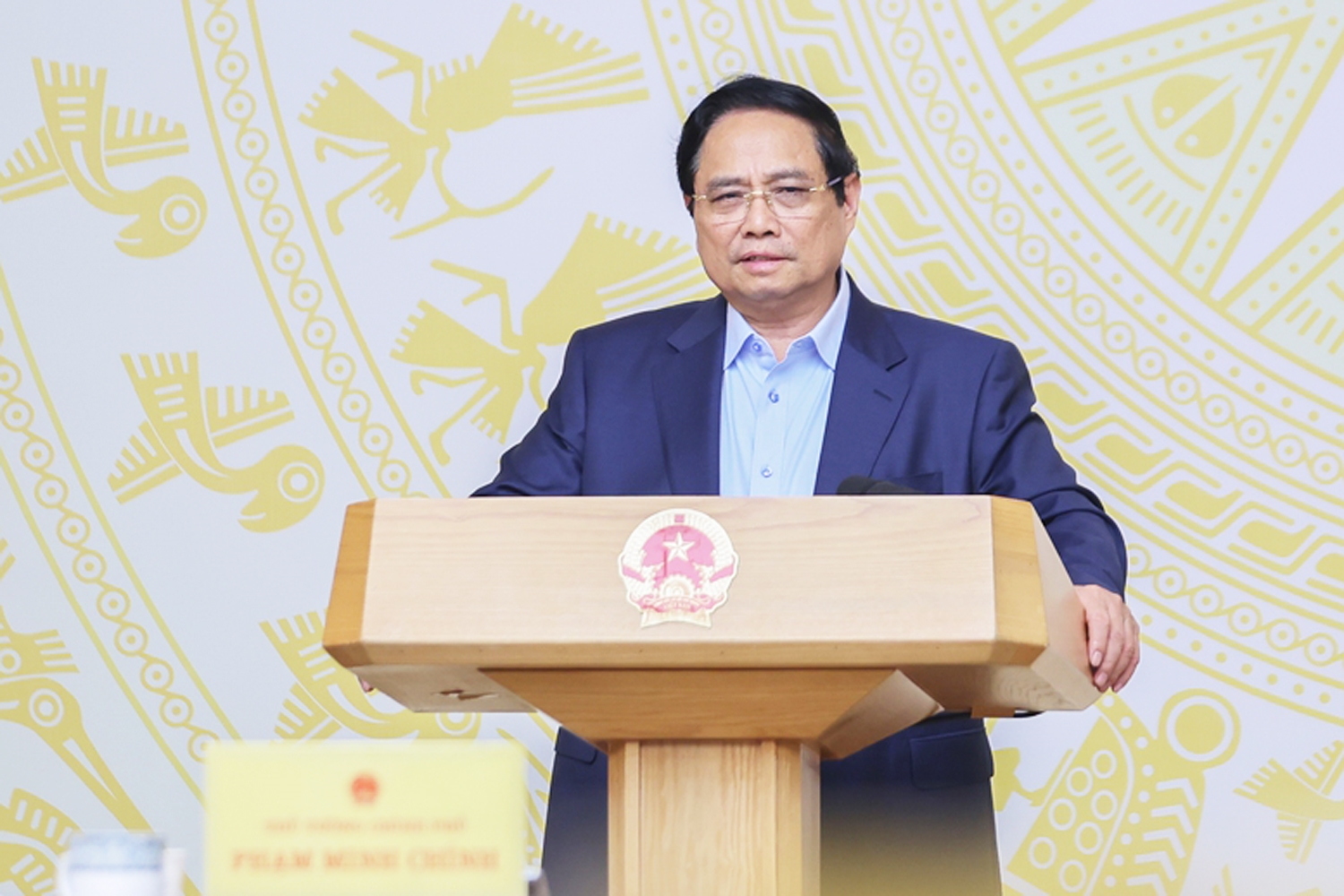Thủ tướng Phạm Minh Chính chủ trì Phiên họp lần thứ nhất của Ban Chỉ đạo quốc gia triển khai Nghị quyết số 68-NQ/TW của Bộ Chính trị về phát triển kinh tế tư nhân - Ảnh: VGP/Nhật Bắc