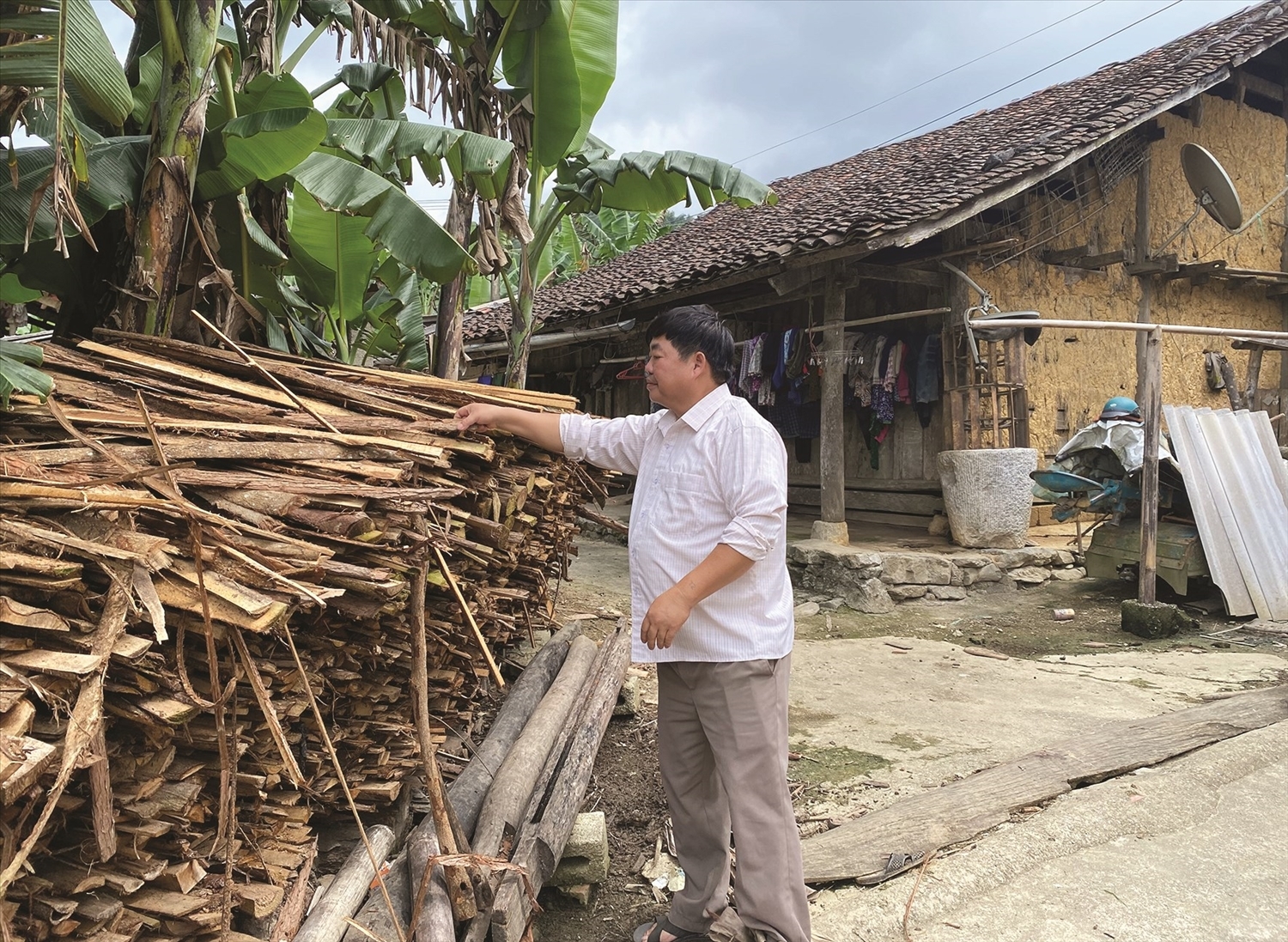 10 năm là Người có uy tín, ông Chu Văn Bảo có nhiều đóng góp trong các phong trào ở đía phương.