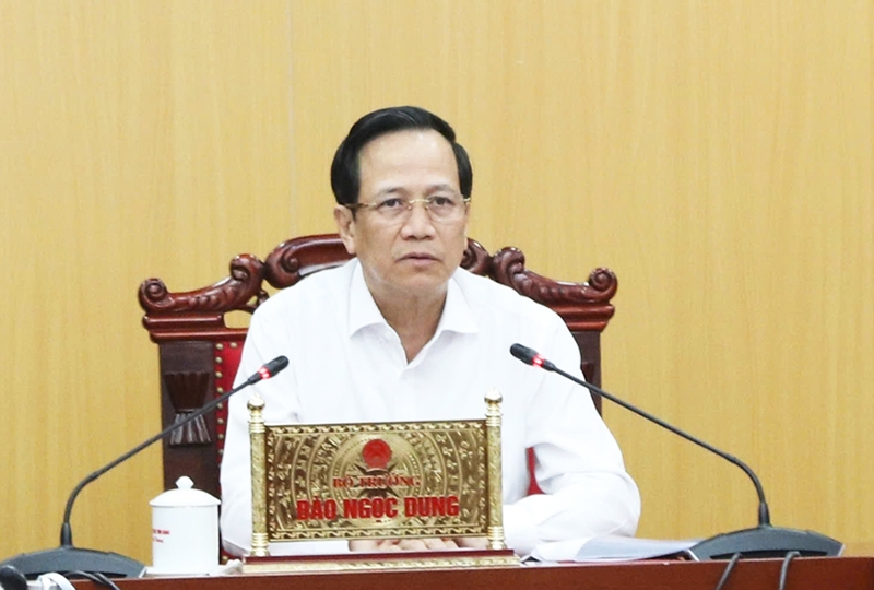 Bộ trưởng Bộ Dân tộc và Tôn giáo Đào Ngọc Dung chủ trì cuộc họp