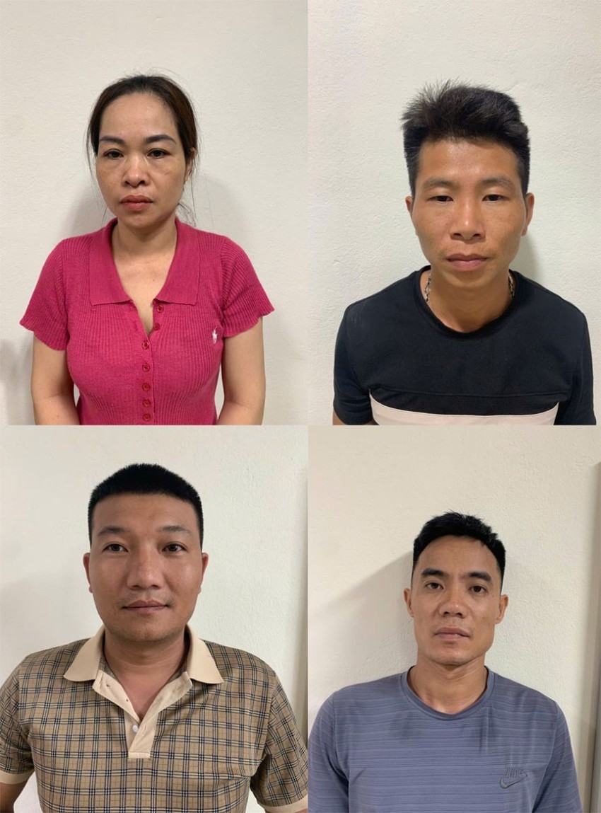 Bốn đối tượng bị tạm giữ hình sự hành vi “vi phạm các quy định về vệ sinh an toàn thực phẩm”.