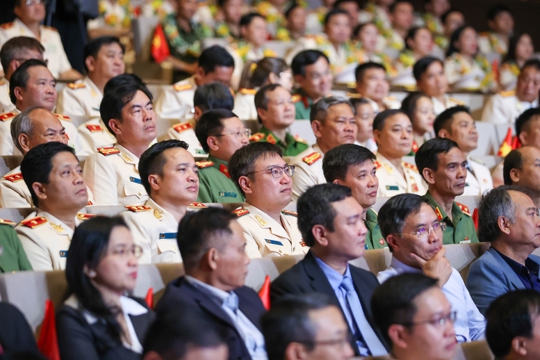 Các đại biểu dự Đại hội Thi đua 'Vì an ninh Tổ quốc' lần thứ IX - Ảnh: VGP/Nhật Bắc