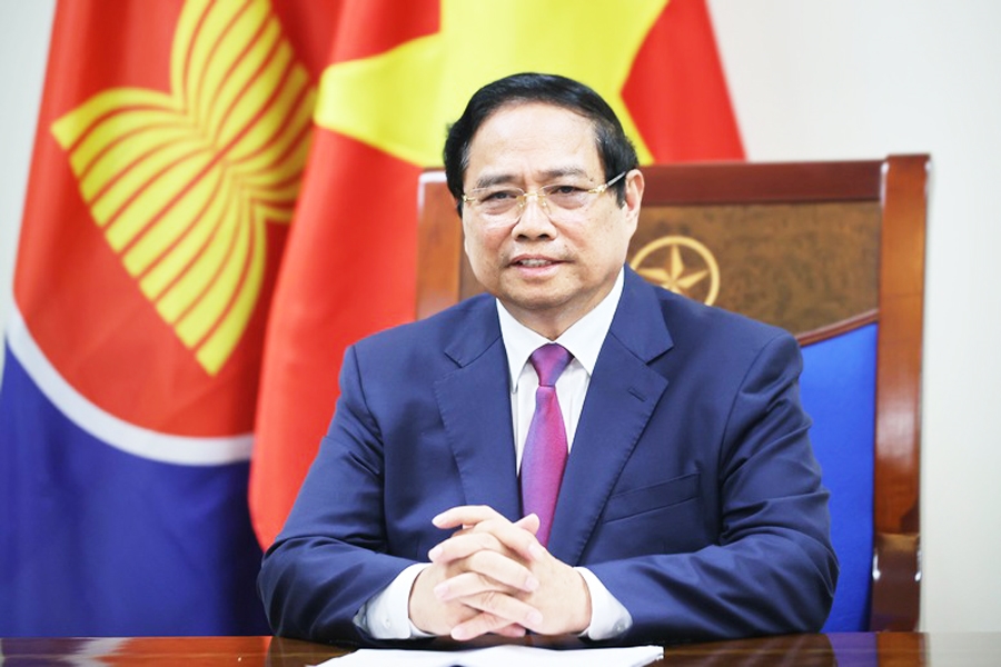 Thủ tướng Chính phủ Phạm Minh Chính đã gửi thông điệp nhân kỷ niệm 58 năm thành lập ASEAN (8/8/1967 - 8/8/2025) và 30 năm Việt Nam tham gia Hiệp hội (28/7/1995-28/7/2025) - Ảnh: VGP/Nhật Bắc