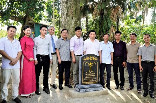 Lễ công bố quyết định công nhận hai cây trầm ở đền Khoai Vạc là Cây Di sản Việt Nam.