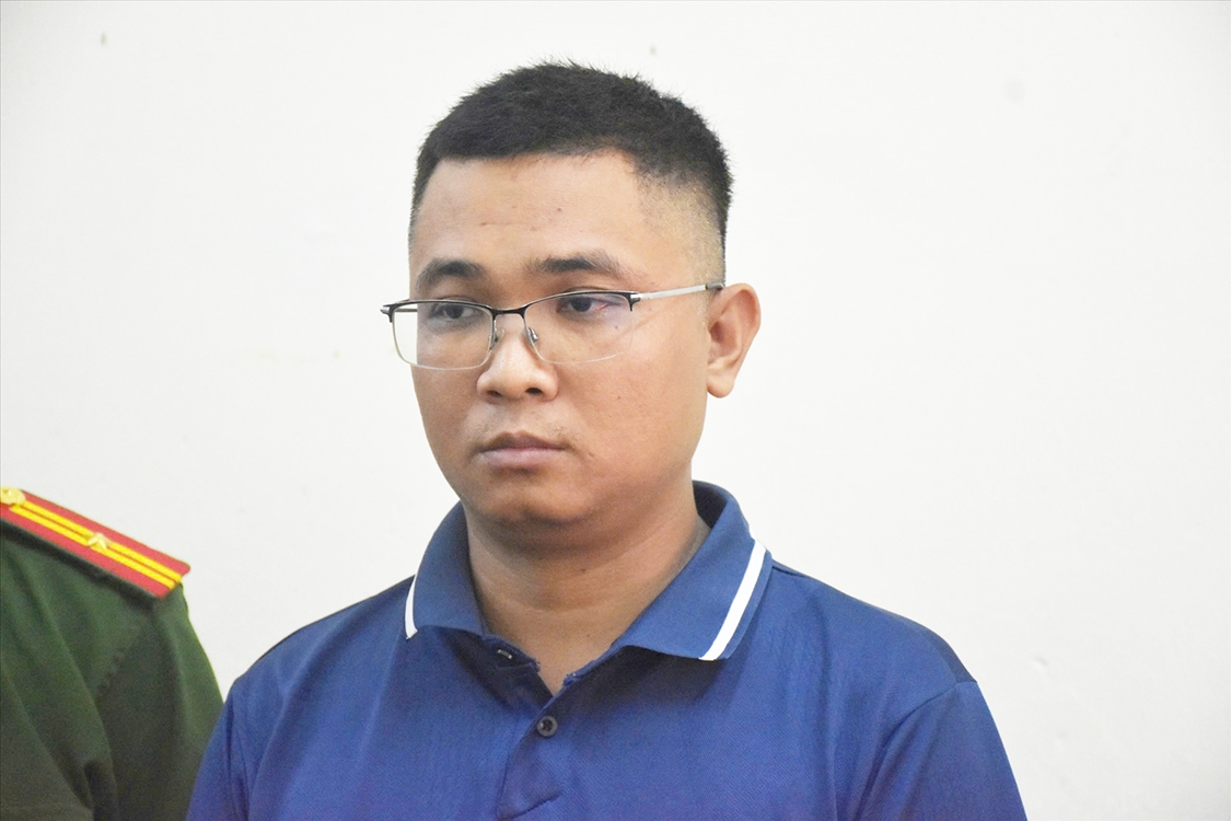 Phan Như Anh Quốc bị khởi tố, bắt tạm giam để điều tra tội lừa đảo chiếm đoạt tài sản. (Ảnh Công an cung cấp)
