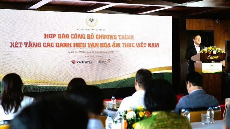 Ông Nguyễn Quốc Kỳ, chủ tịch VCCA, chia sẻ tại cuộc họp báo