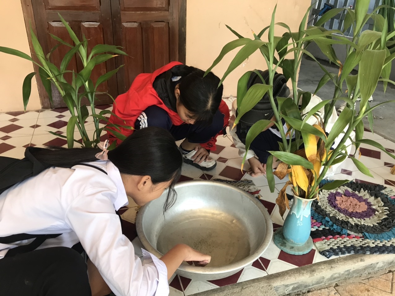 Ngành Y tế Khánh Hoà đẩy mạnh phong trào diệt lăng quăng, bọ gậy để phòng ngừa sốt xuất huyết (Ảnh CDC Khánh Hoà cung cấp) 