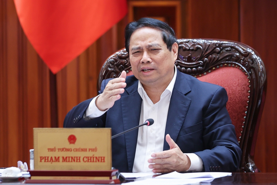 Thường trực Chính phủ cho ý kiến về chủ trương xây dựng một số trung tâm, khu liên hợp thể thao tầm cỡ quốc tế tại một số địa phương - Ảnh: VGP/Nhật Bắc