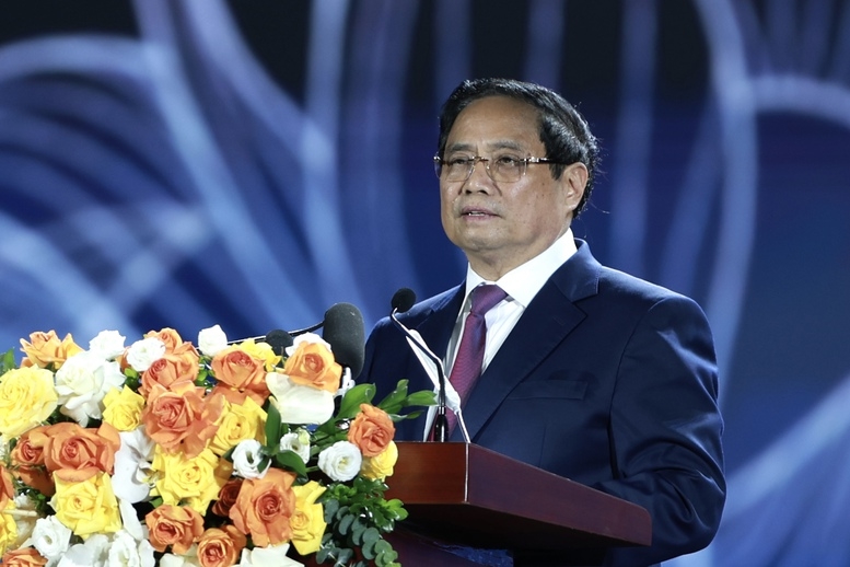 Thủ tướng Chính phủ Phạm Minh Chính phát biểu tại Lễ bế mạc Triển lãm 80 năm