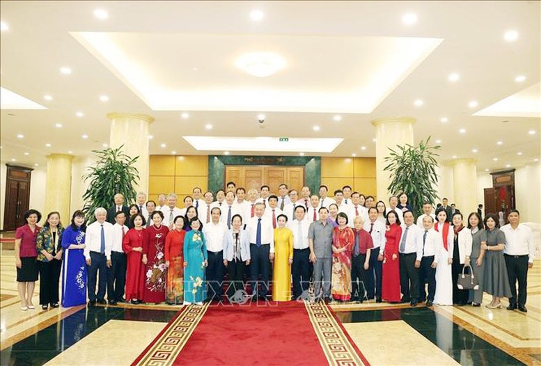 Tổng Bí thư Tô Lâm và các đại biểu - Ảnh: Thống Nhất /TTXVN