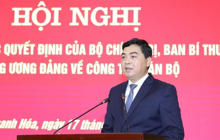 Ông Nguyễn Hoài Anh, tân Phó Bí thư Tỉnh ủy Thanh Hóa.(ảnh PV)