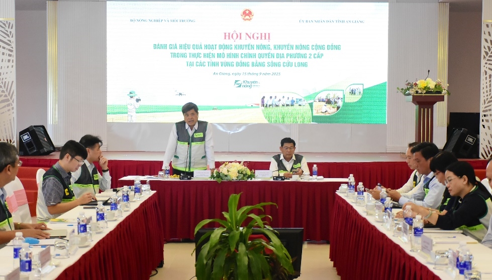 Hội nghị được Bộ Nông nghiệp và Môi trường phối hợp cùng UBND tỉnh An Giang tổ chức ngày 15/9 (Ảnh IT)
