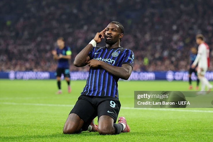Thuram tỏa sáng ấn tượng giúp Inter Milan giành 3 điểm đầu tiên tại Champions League 2025/26 (Ảnh IT)