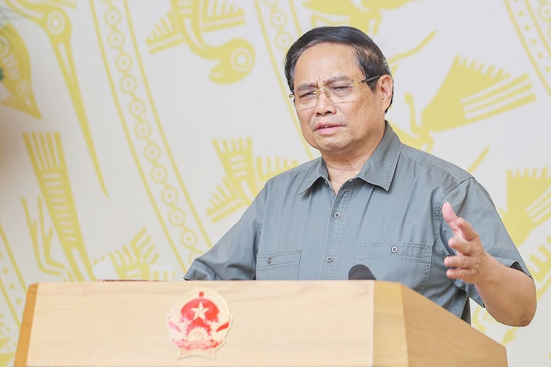 Thủ tướng nêu rõ, Chính phủ, Thủ tướng Chính phủ quyết tâm xây dựng, phát triển thị trường bất động sản ổn định, an toàn, lành mạnh, công khai, minh bạch - Ảnh: VGP/Nhật Bắc