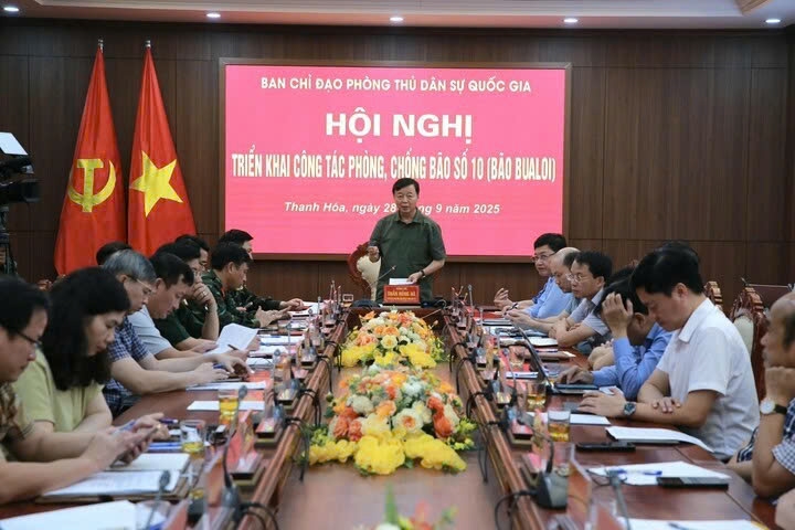 Phó Thủ tướng Trần Hồng Hà chủ trì cuộc họp. (Ảnh: VGP)