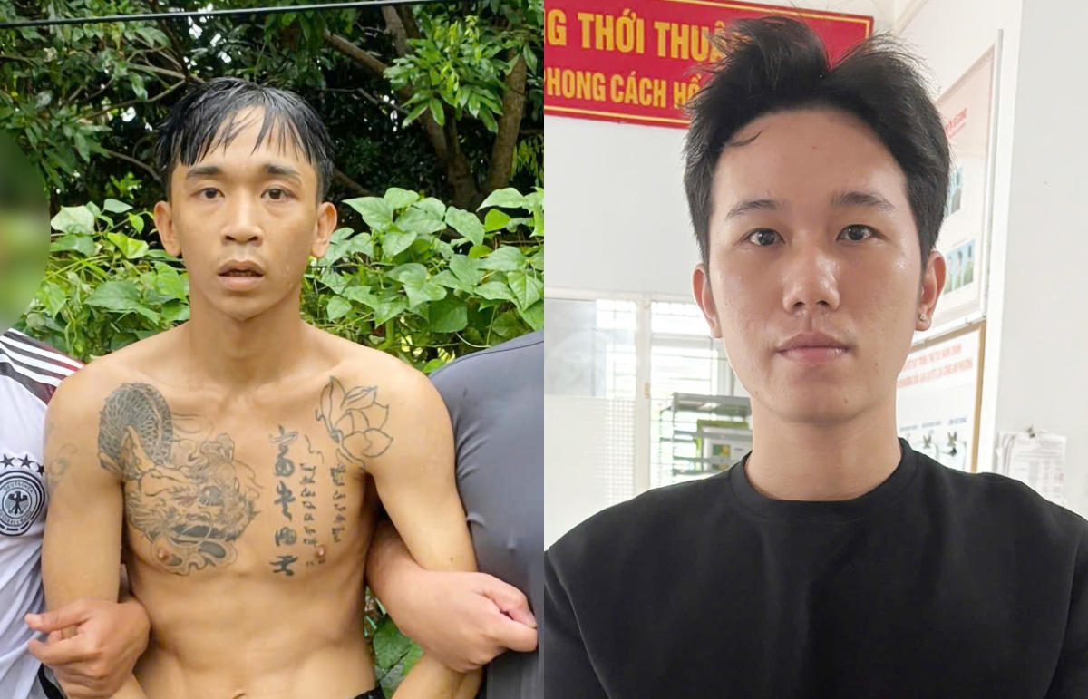 Mai Văn Phúc (bên trái) và Lê Thành Lượm (bên Phải) - Ảnh: Tiến Tầm
