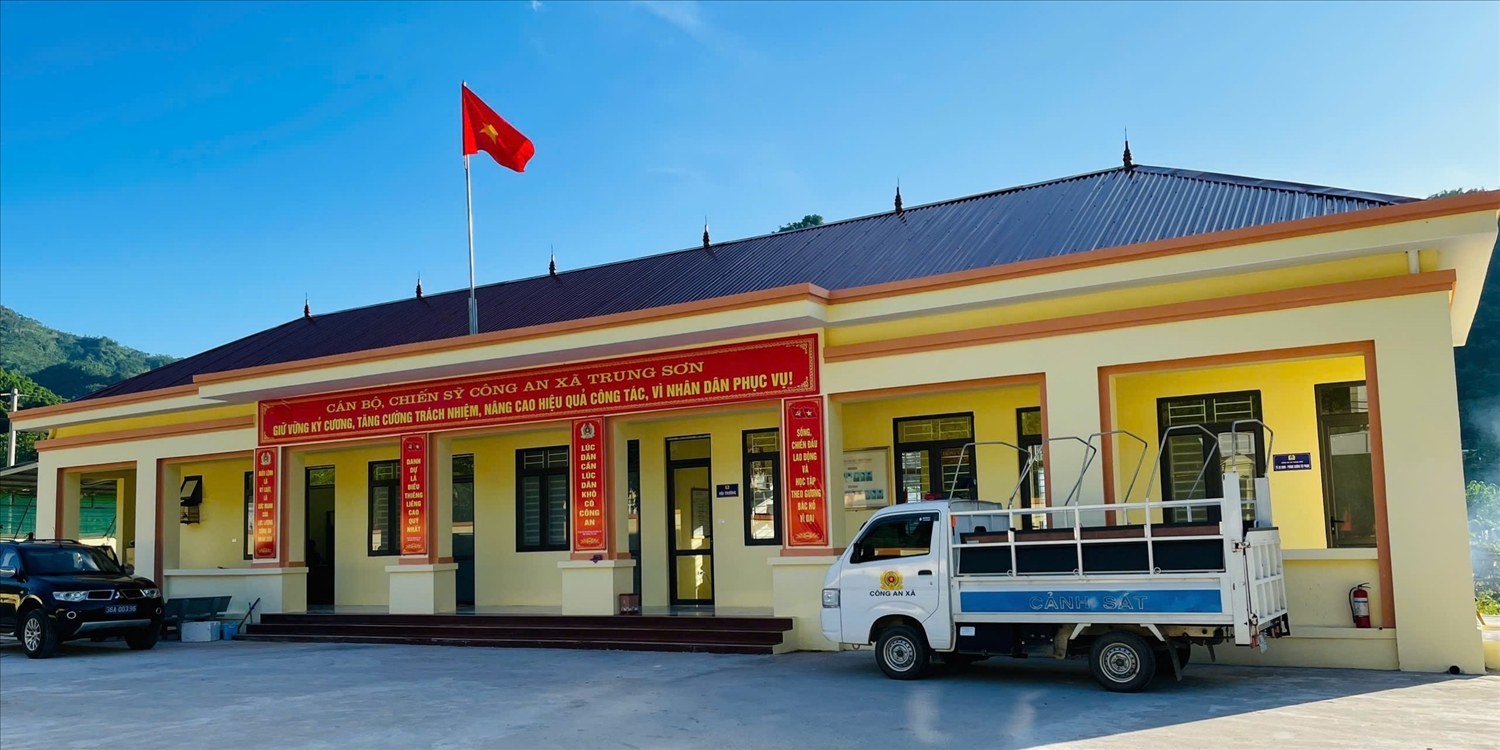 Công an Trung Sơn giữ vững niềm tin Nhân dân bằng trách nhiệm thầm lặng.(ảnh Quỳnh Trâm)