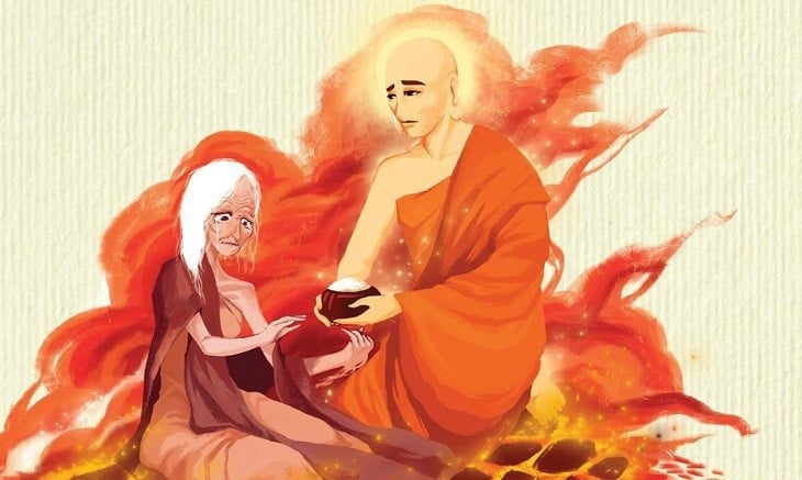 Trong phật giáo, Vu Lan bắt nguồn từ câu chuyện Tôn giả Mục Kiền Liên cứu mẹ