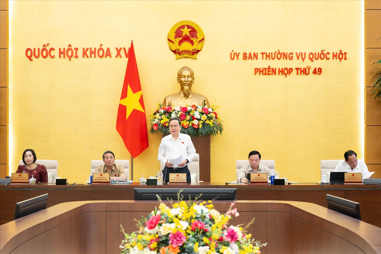Chủ tịch Quốc hội Trần Thanh Mẫn chủ trì phiên họp