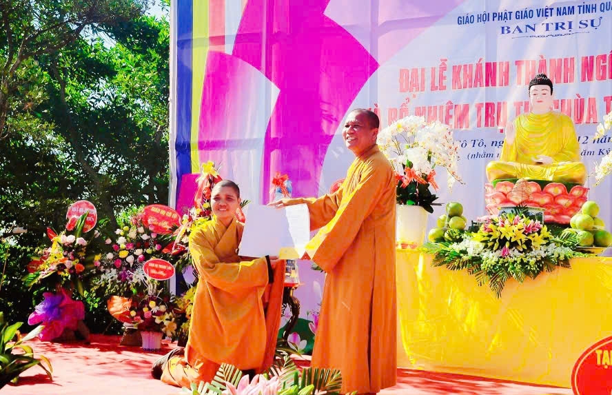 Năm 2019, Đại đức Thích Khai Từ chính thức được bổ nhiệm trụ trì chùa Trúc Lâm Cô Tô