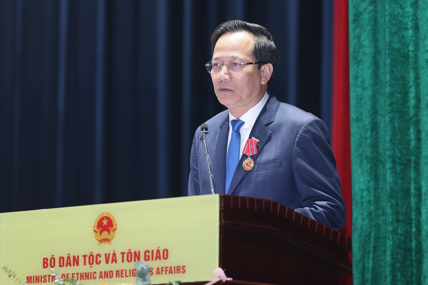 Bộ trưởng Đào Ngọc Dung phát biểu tại hội nghị