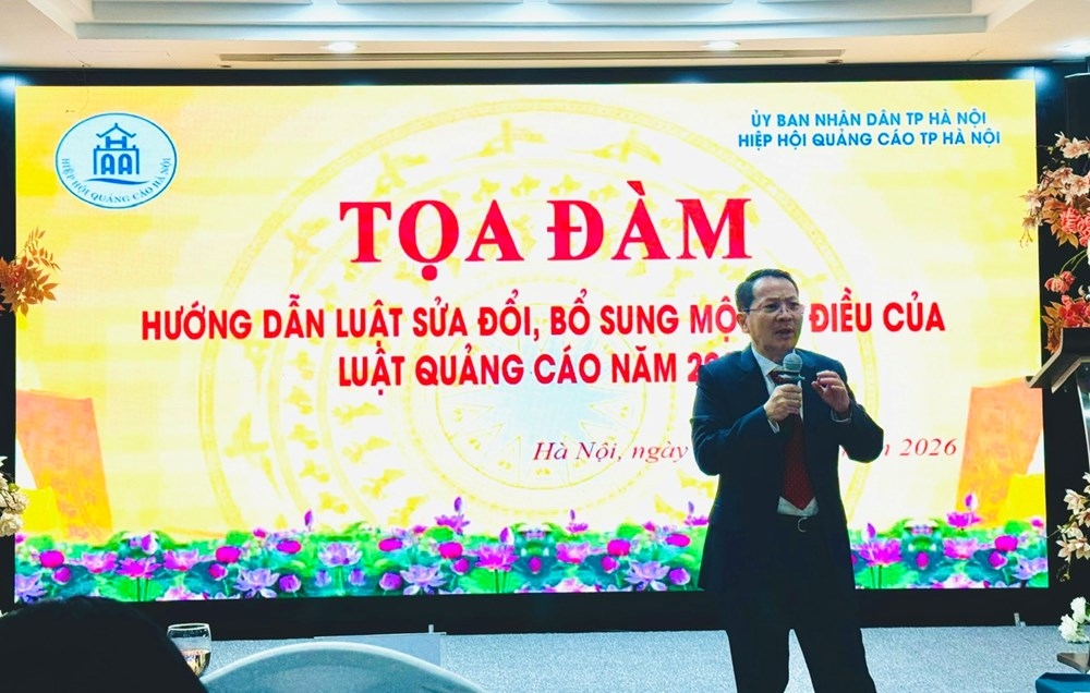 Ông Trần Anh Tuấn, Chủ tịch Hiệp hội Quảng cáo Thành phố Hà Nội