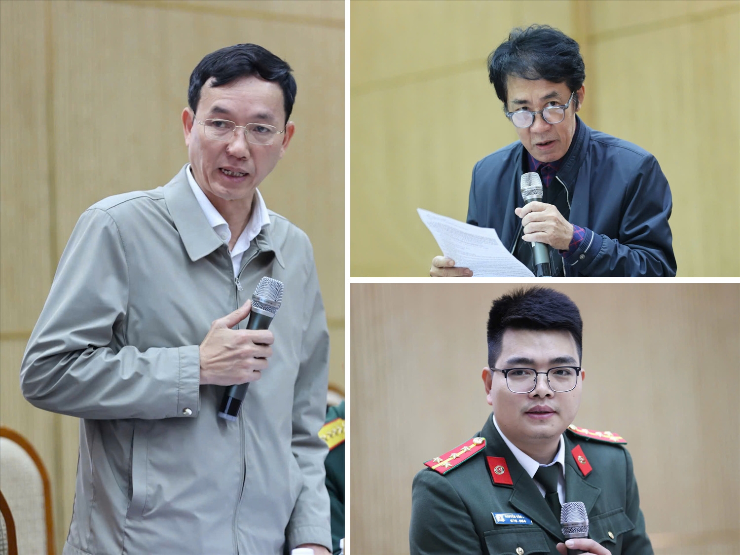 Các đại biểu tham gia ý kiến tại hội nghị. (Ảnh: Lê Anh Dũng)