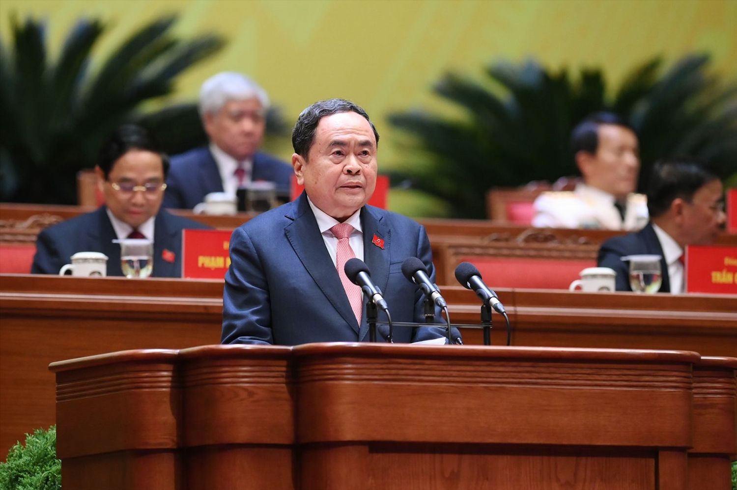 Đồng chí Trần Thanh Mẫn, Ủy viên Bộ Chính trị, Bí thư Đảng ủy Quốc hội, Chủ tịch Quốc hội.