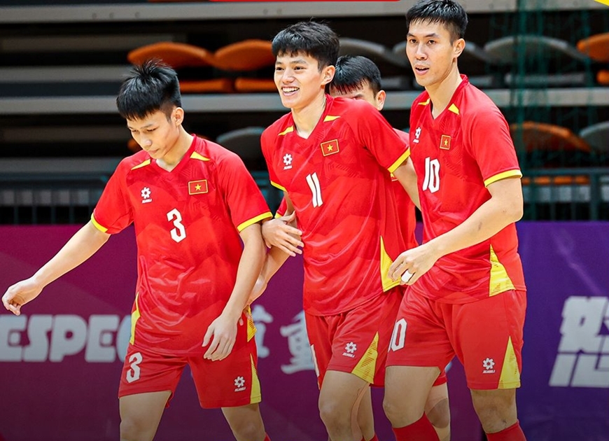 Đội tuyển Futsal Việt Nam tự tin chinh phục VCK Futsal châu Á 2026 (Ảnh IT)