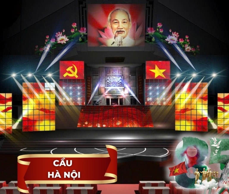 Thiết kế tại điểm cầu Hà Nội. Ảnh: BTC