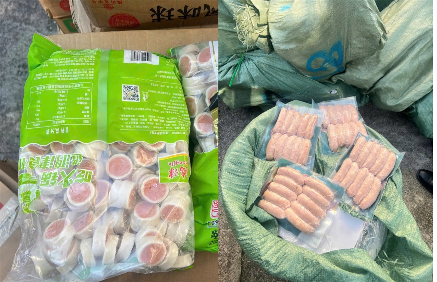 Lực lượng chức năng phát hiện và tạm giữ 3.790 kg thực phẩm các loại