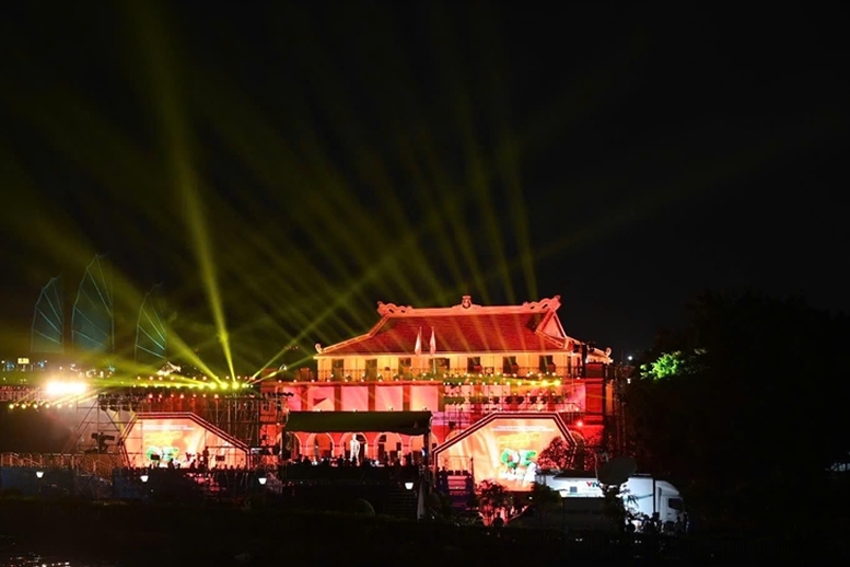 Bến Nhà Rồng - Bảo tàng Hồ Chí Minh - Chi nhánh TP. Hồ Chí Minh, nơi diễn ra điểm cầu tại TP. Hồ Chí Minh - Ảnh: QĐND