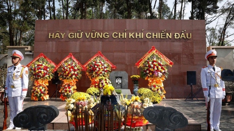 Khu mộ Tổng Bí thư Trần Phú tại Hà Tĩnh. (Ảnh: Thống Nhất/TTXVN)