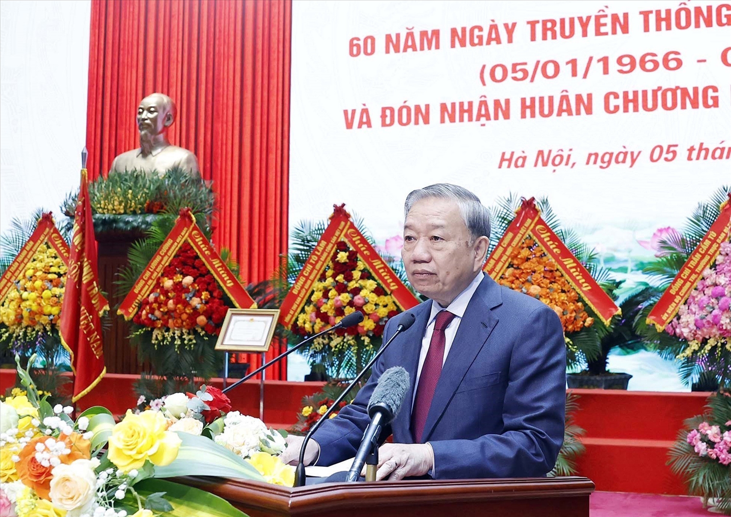 Tổng Bí thư Tô Lâm phát biểu chỉ đạo - Ảnh: TTXVN