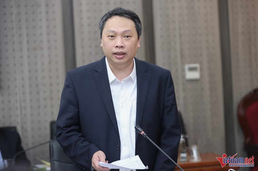 Ông Nguyễn Huy Dũng - Ủy viên chuyên trách Ban Chỉ đạo Trung ương về khoa học, công nghệ, đổi mới sáng tạo và chuyển đổi số đánh giá kết quả đạt được của Bộ Dân tộc và Tôn giáo sau 1 năm triển khai Đề án 06. Ảnh: Lê Anh Dũng