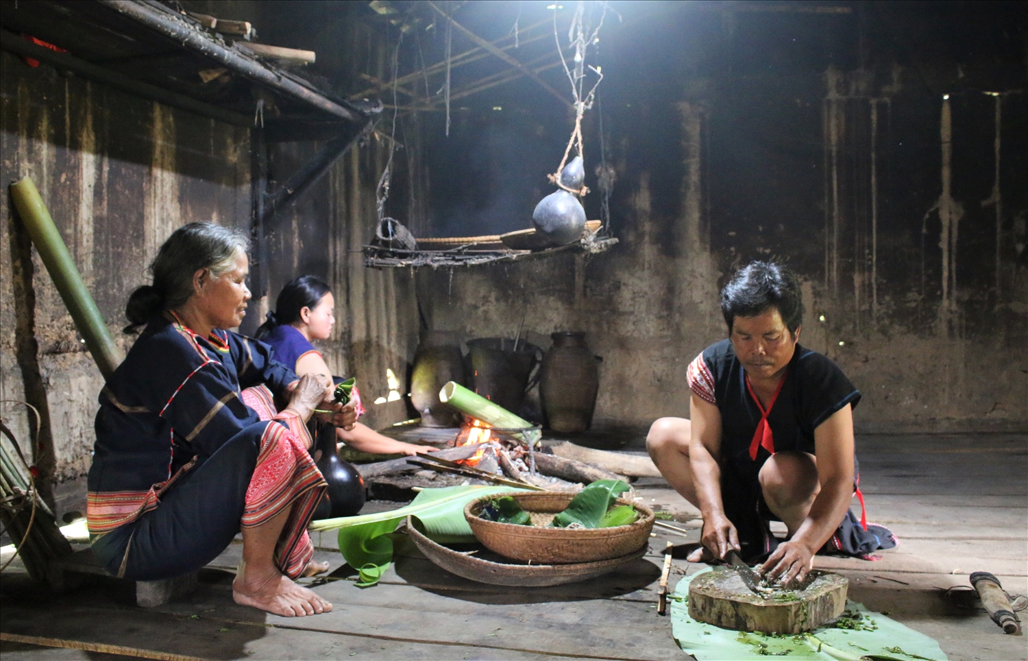 Các món ăn truyền thống của người Gia Rai là sự kết hợp tinh tế và hài hòa các gia vị, cùng nguyên liệu sạch đã tạo nên hương vị đặc trưng. (Ảnh: Ngọc Chí)