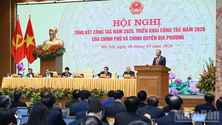 Quang cảnh hội nghị. (Ảnh: TRẦN HẢI)