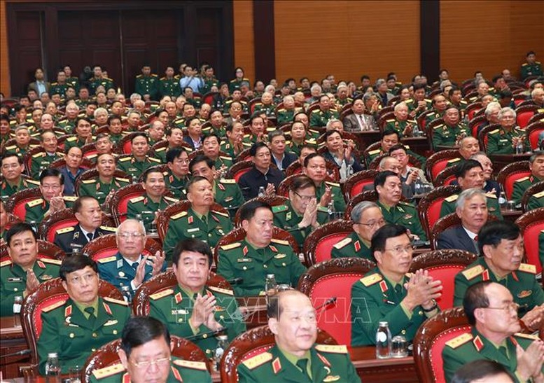 Các đại biểu dự buổi gặp mặt - Ảnh: TTXVN