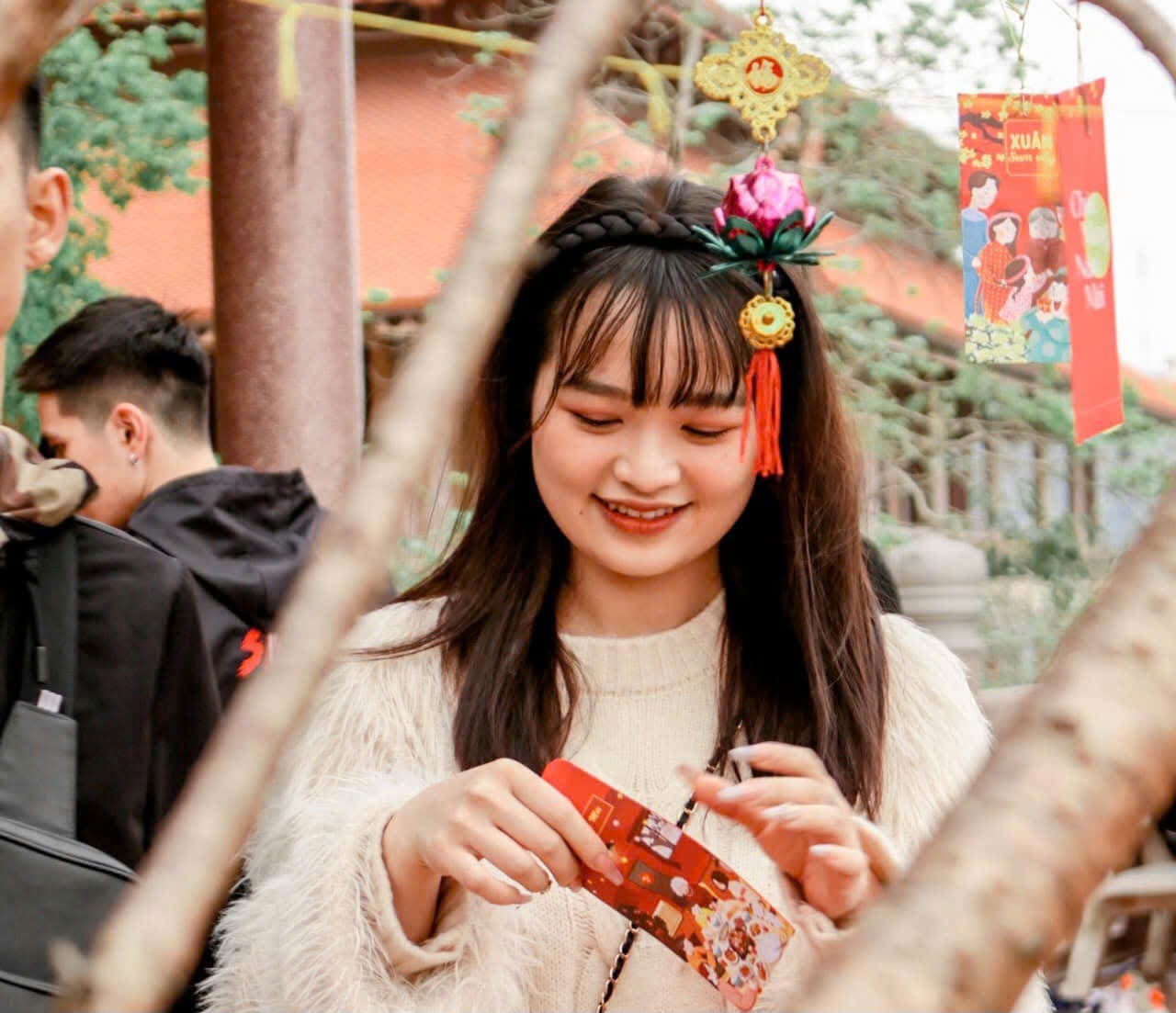 Niềm vui nhẹ nhàng khi đi lễ đầu năm