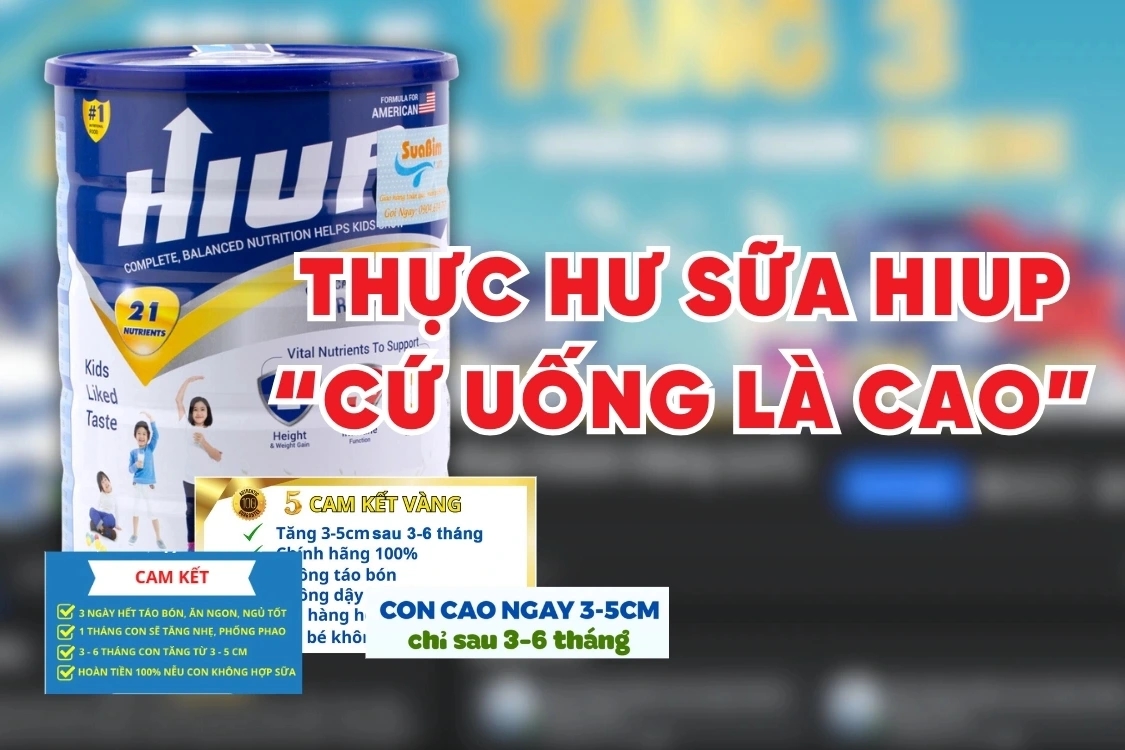 Mặt hàng sữa Hiupnày đã được một số các nhân vật nổi tiếng như BTV Trần Quang Minh, MC Vân Hugo quảng cáo.