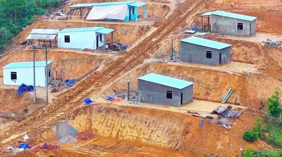 Xuân an lành trên những ngôi nhà tái định cư ở tỉnh Gia Lai (Ảnh MH)